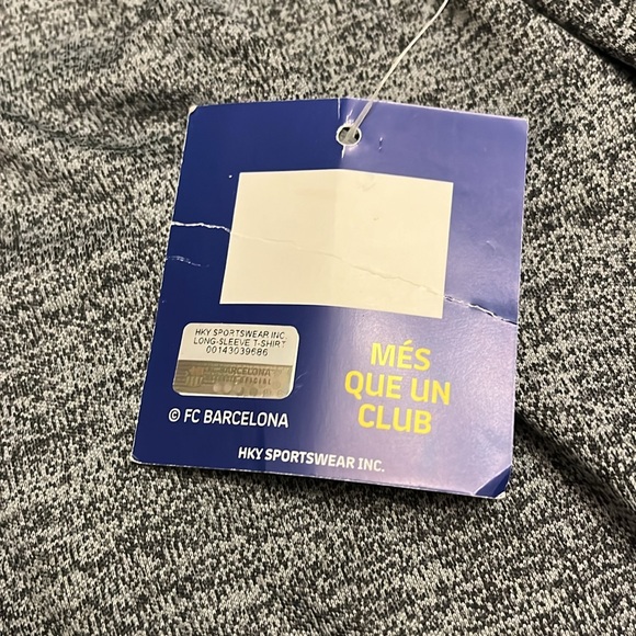 NWT FC Barcelona Athletic 1/4 Zip Sweatshirt - Picture 5 of 6